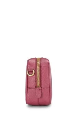 Prada Pink Saffiano Crossbody Mini -Fashion clothing QNB08O3RP9015 3