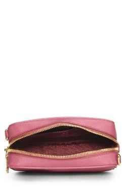 Prada Pink Saffiano Crossbody Mini -Fashion clothing QNB08O3RP9015 6