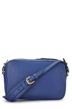 Prada Blue Vitello Daino Camera Bag -Fashion clothing QNB0G7ABBB003 4