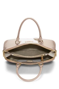 Prada Pink & White Saffiano Leather Promenade Medium -Fashion clothing QNB0PB3RM7003 6