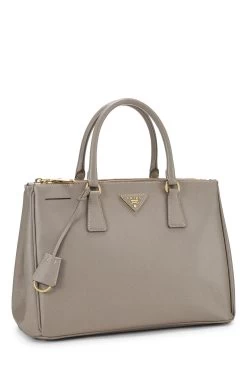 Prada Grey Saffiano Executive Tote Medium -Fashion clothing QNB10M3RE7009 2
