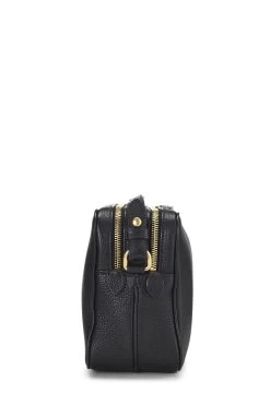 Prada Black Vitello Daino Double Zip Camera Bag -Fashion clothing QNB1ORABKB008 3