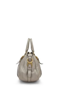 Prada Grey Calfskin Convertible Buckle Handbag -Fashion clothing QNB28N3PEB000 3