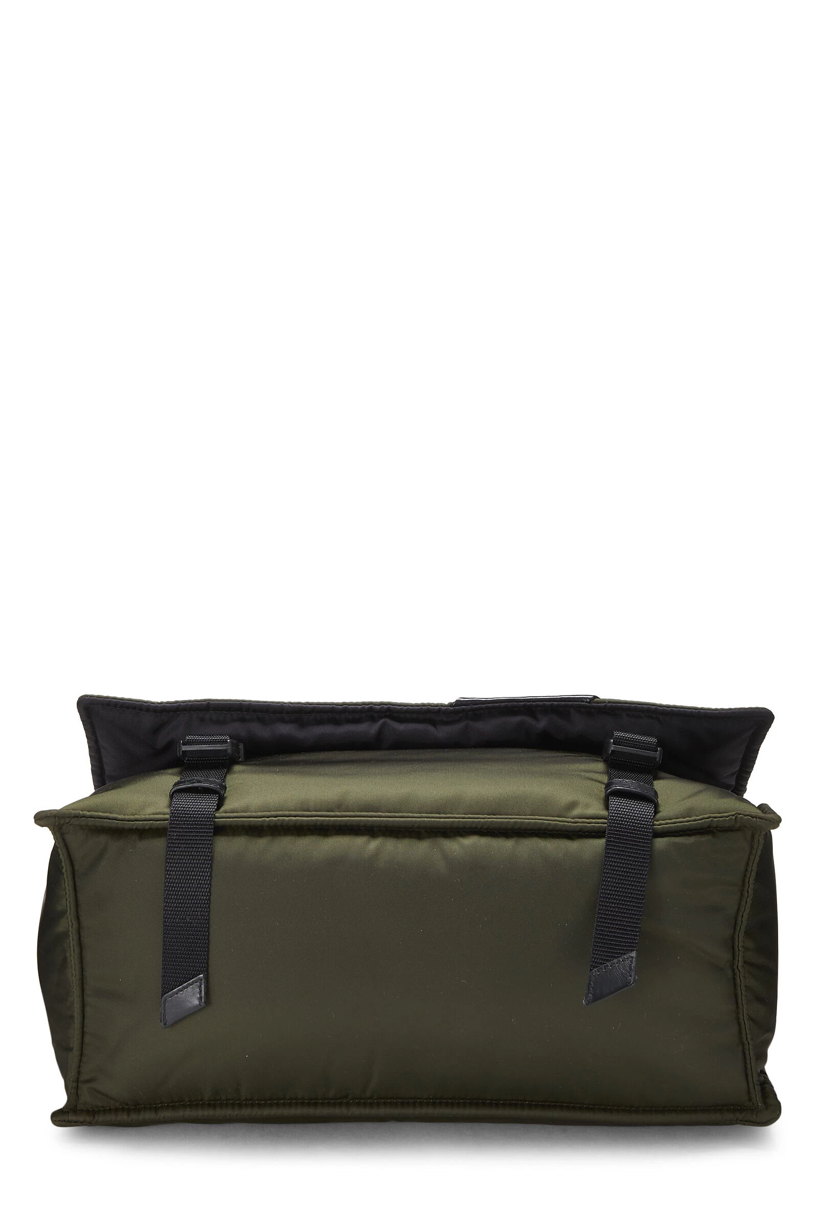 Prada Olive Green Tessuto Nylon Buckle Messenger Large 6 Prada Olive Green Tessuto Nylon Buckle Messenger Large - Image 6