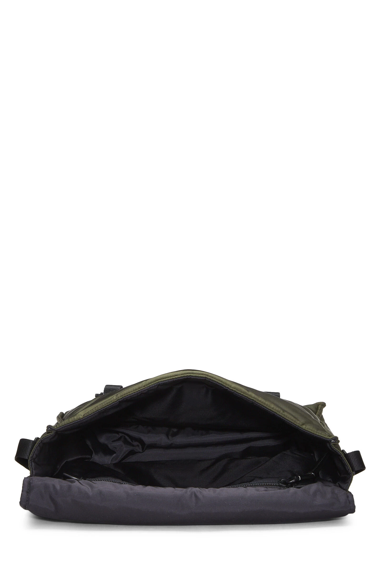 Prada Olive Green Tessuto Nylon Buckle Messenger Large 7 Prada Olive Green Tessuto Nylon Buckle Messenger Large - Image 7