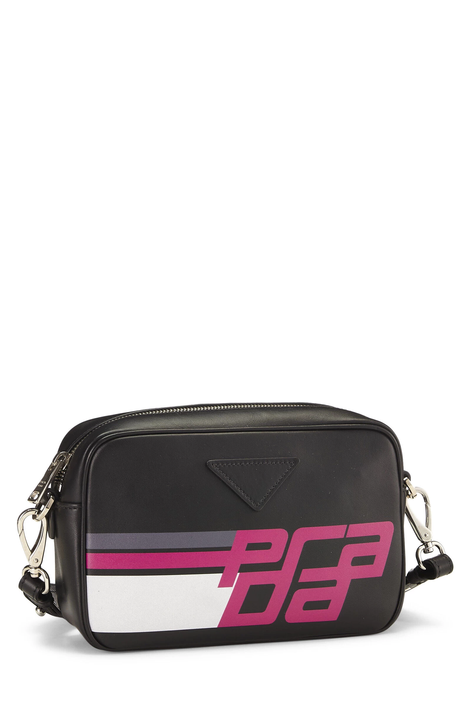 Prada Black Calfskin Logo Camera Bag 3 Prada Black Calfskin Logo Camera Bag - Image 3