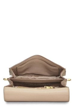 Prada Beige Vitello Daino Double Strap Crossbody Bag -Fashion clothing QNB45CABIB003 6
