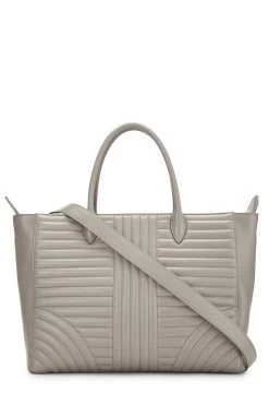 Prada Grey Calfskin Diagramme Convertible Tote 9 Prada Grey Calfskin Diagramme Convertible Tote -Fashion clothing QNB4EA3PEB000 4