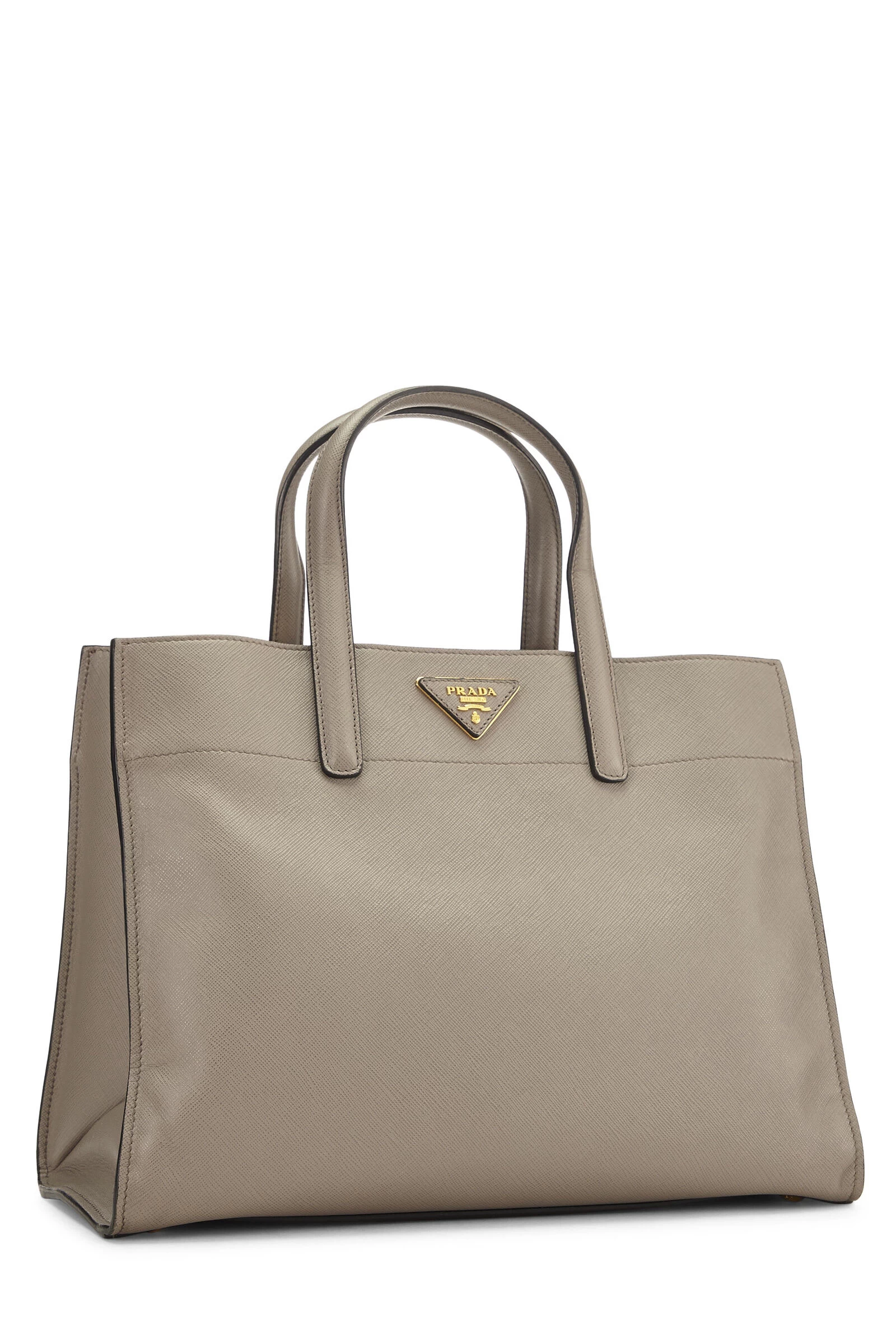 Prada Grey Saffiano Convertible Handbag 3 Prada Grey Saffiano Convertible Handbag - Image 3
