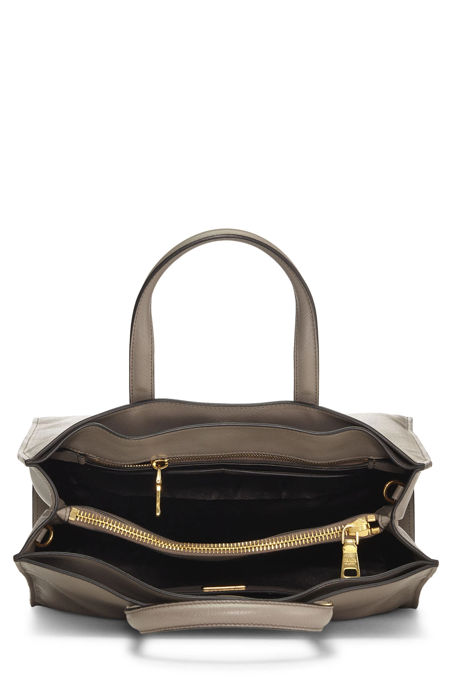 Prada Grey Saffiano Convertible Handbag 7 Prada Grey Saffiano Convertible Handbag - Image 7