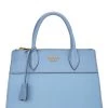 Prada Blue Saffiano Paradigme Bag Small