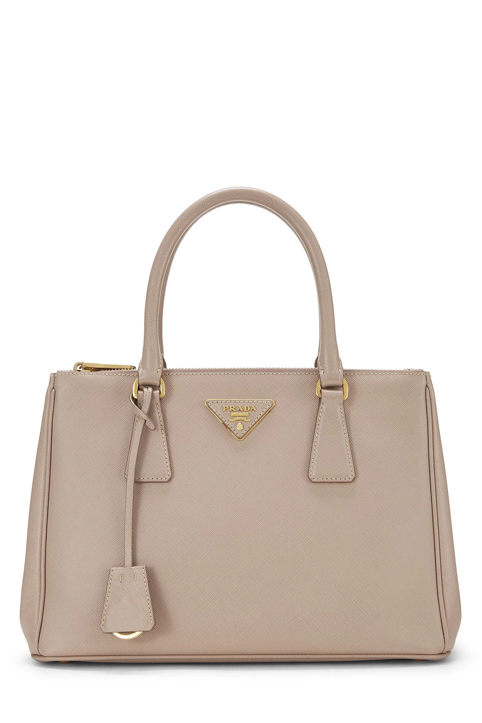 Prada Beige Saffiano Galleria Tote Small 1 Prada Beige Saffiano Galleria Tote Small