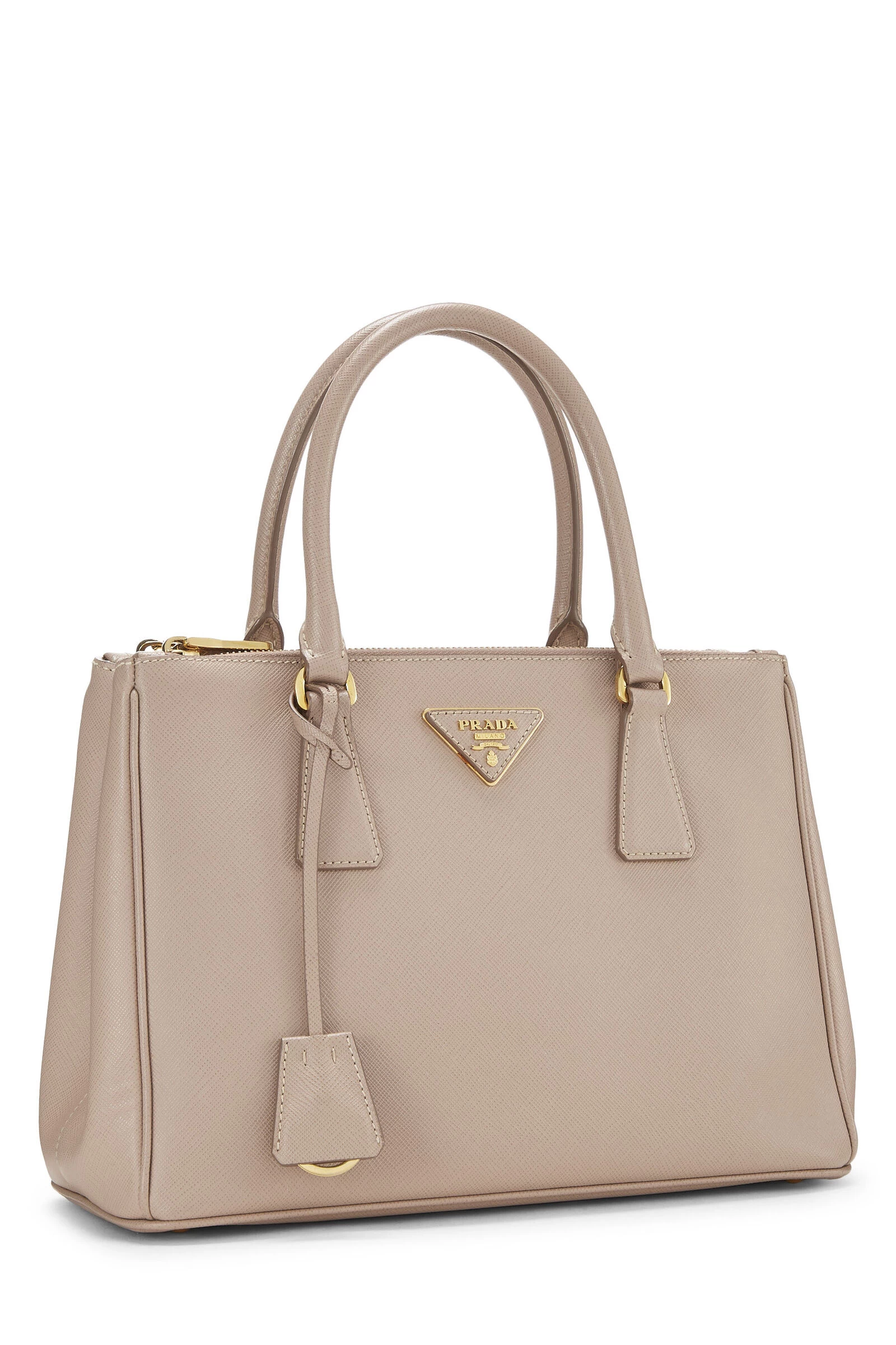 Prada Beige Saffiano Galleria Tote Small 2 Prada Beige Saffiano Galleria Tote Small - Image 2