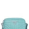 Prada Turquoise Calfskin Diagramme Camera Bag Small