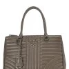 Prada Grey Calfskin Diagramme Galleria Small