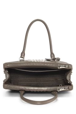 Prada Grey Calfskin Diagramme Galleria Small -Fashion clothing QNBJUG3PEH001 6