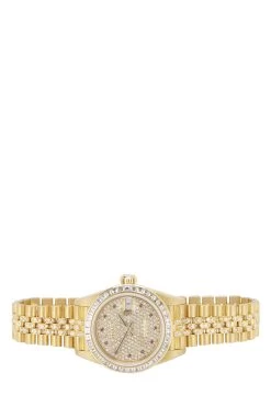18K Yellow Gold & Ruby Pave Diamond Datejust 69128 26mm 7 18K Yellow Gold & Ruby Pave Diamond Datejust 69128 26mm -Fashion clothing QOJ4GW17DY000 3