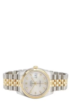 Stainless Steel & 18k Yellow Gold Diamond Datejust 116233 36mm -Fashion clothing QOJ5245NDU000 3