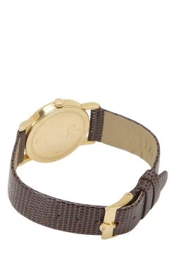 18K Gold & Brown Lizard Cellini 5115 32mm -Fashion clothing QOJ54P17IB000 4