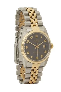Stainless Steel & 18K Yellow Gold Arabic Computer Datejust 16013 36mm