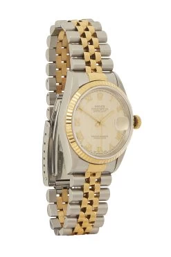 Stainless Steel & 18K Yellow Gold Pyramid Datejust 16233 36mm