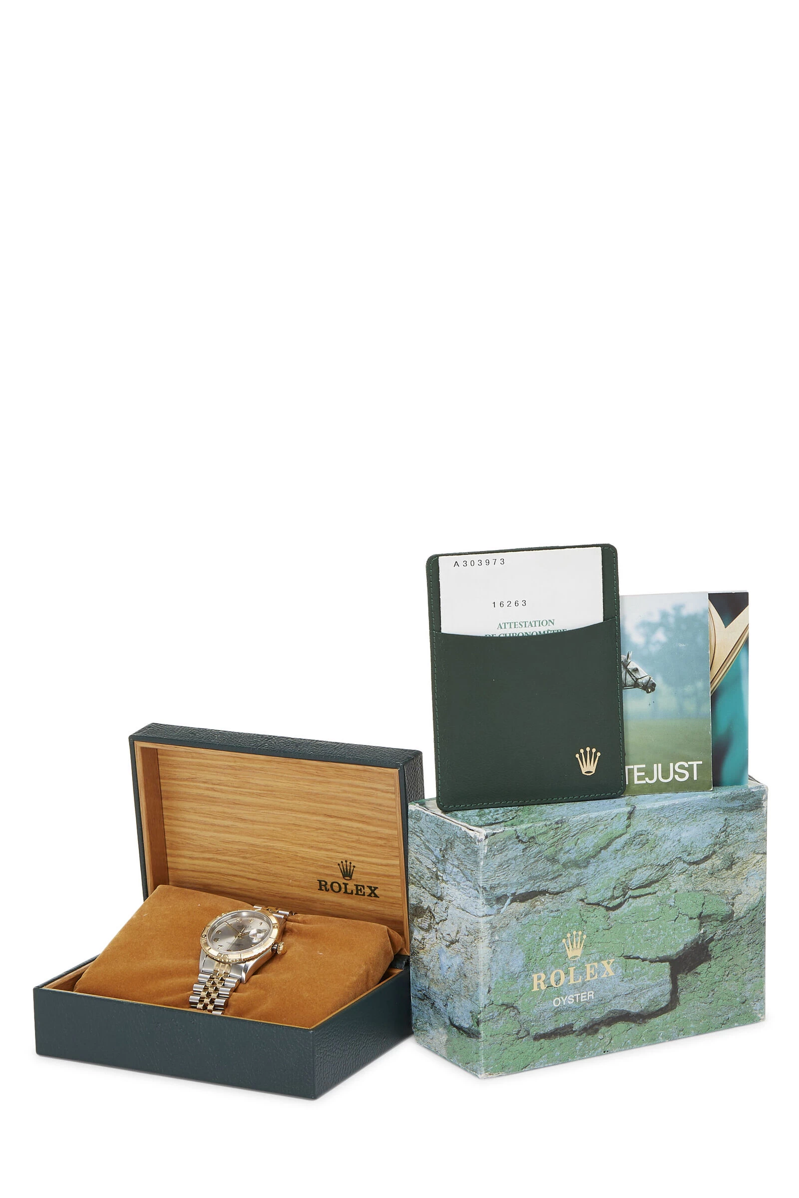 18K Gold & Stainless Steel Turn-O-Graph Thunderbird Datejust 16263 36mm 2 18K Gold & Stainless Steel Turn-O-Graph Thunderbird Datejust 16263 36mm - Image 2