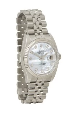 18K White Gold & Stainless Steel Diamond Datejust 116234 36mm