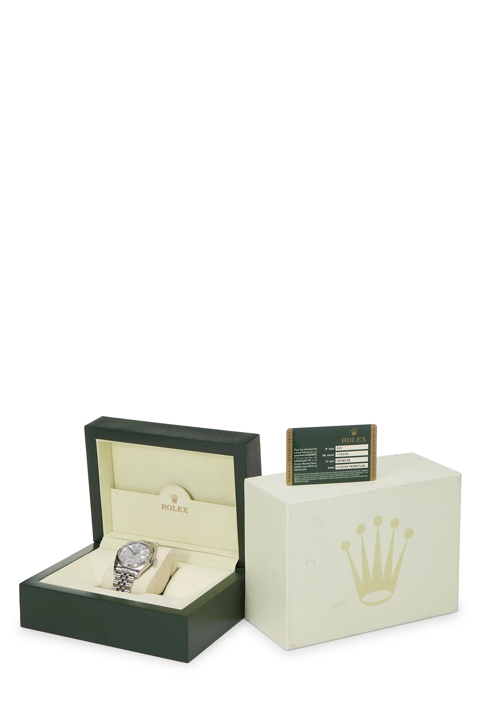 18K White Gold & Stainless Steel Diamond Datejust 116234 36mm 2 18K White Gold & Stainless Steel Diamond Datejust 116234 36mm - Image 2