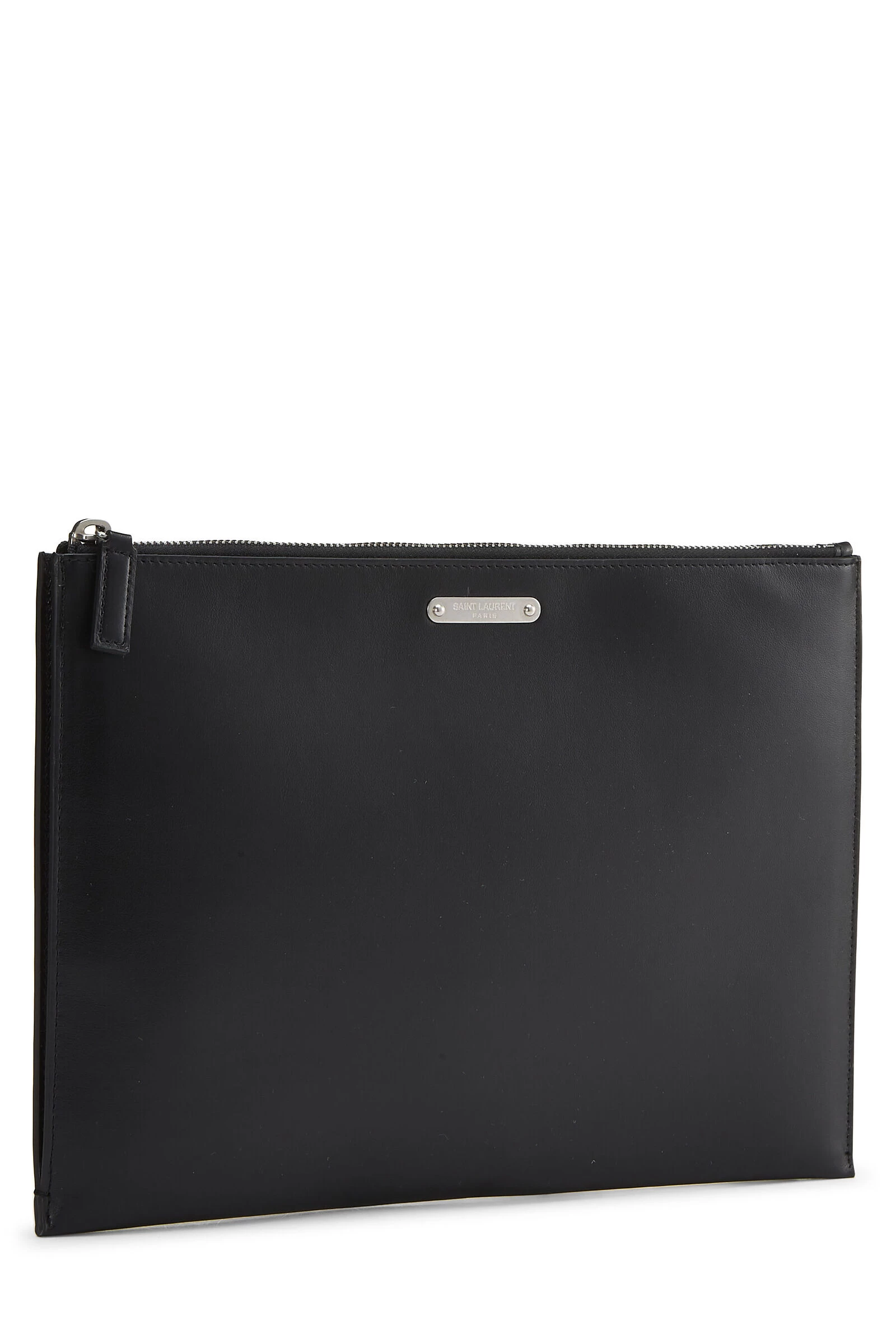 Black Calfskin Zip Pouch 2 Black Calfskin Zip Pouch - Image 2