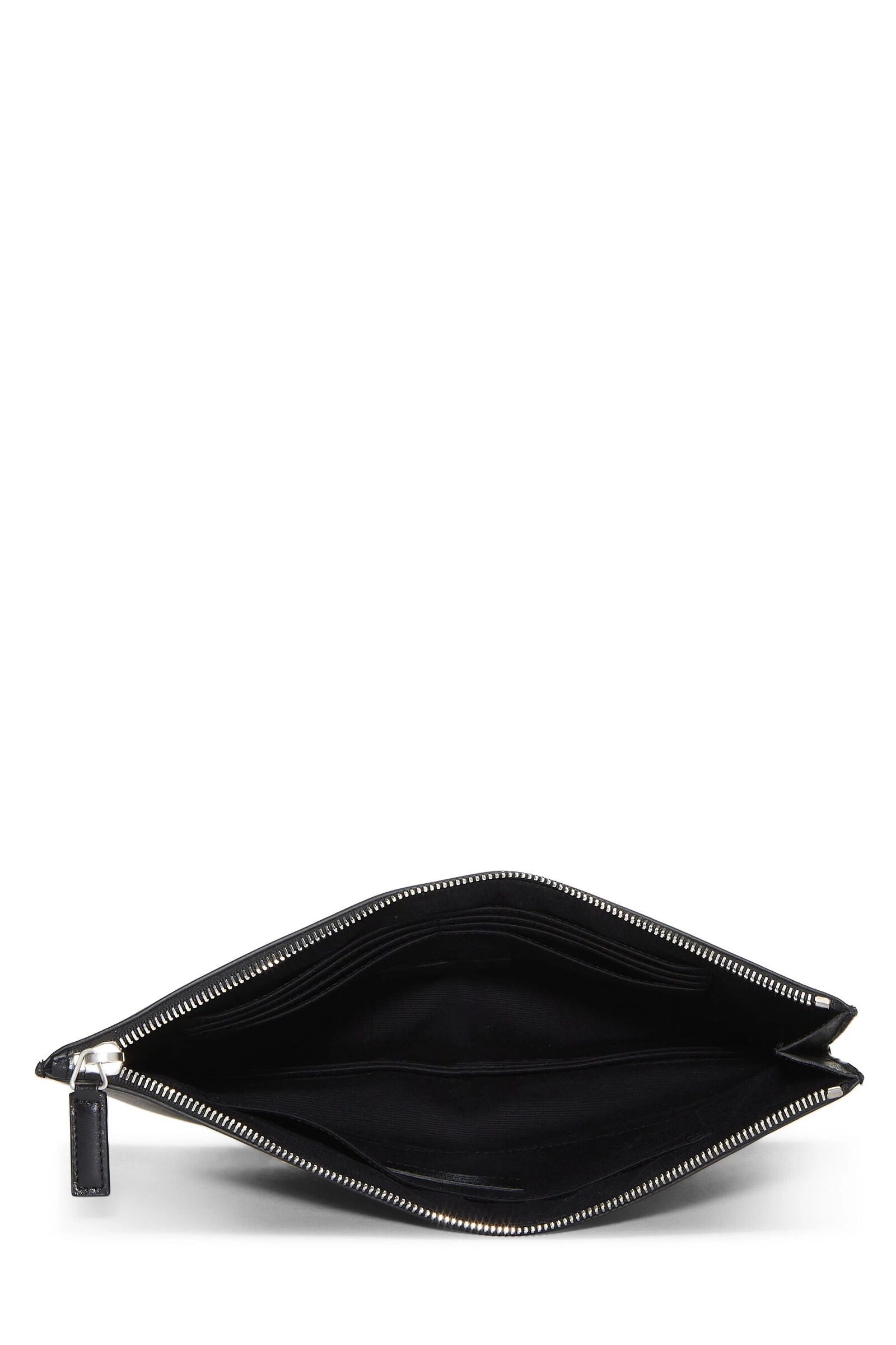 Black Calfskin Zip Pouch 4 Black Calfskin Zip Pouch - Image 4
