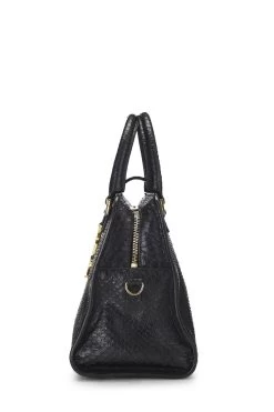 Black Embossed Downtown Cabas Small -Fashion clothing QTB0072FKH000 3