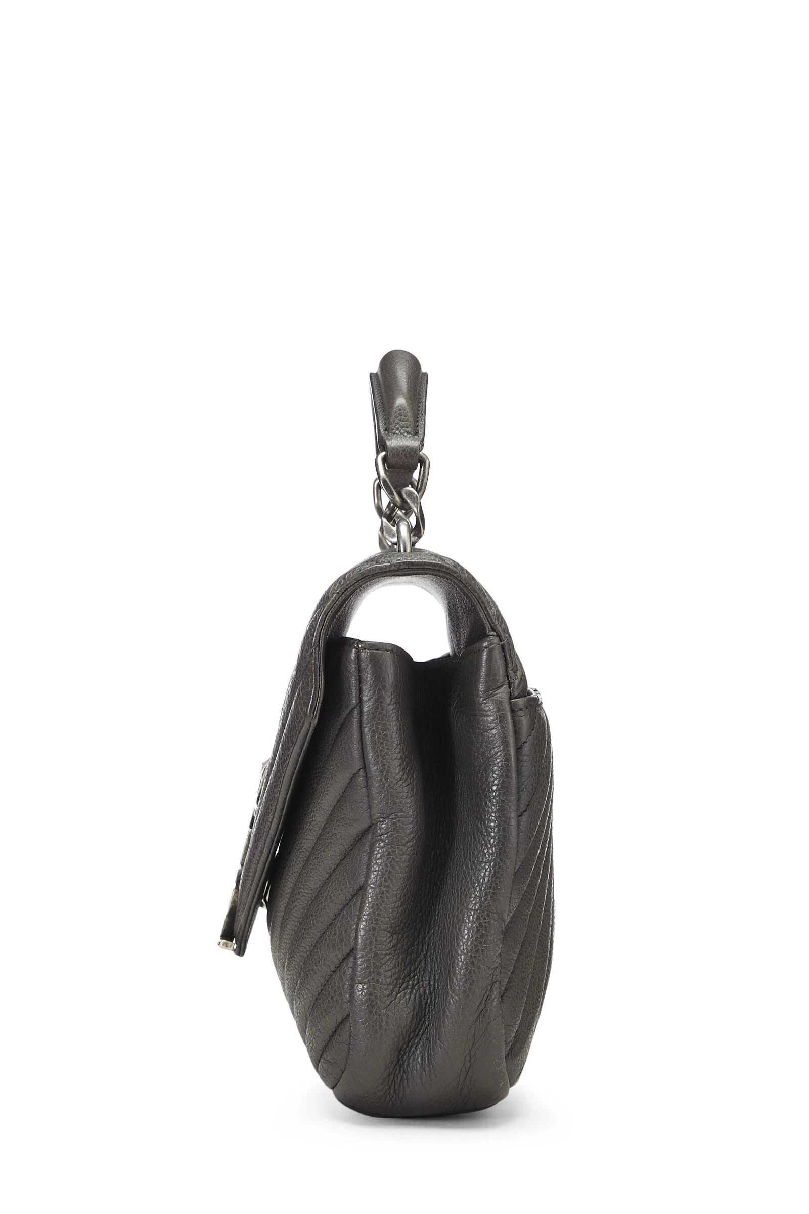 Grey Chevron Leather College Medium 4 Grey Chevron Leather College Medium - Image 4