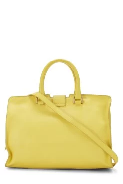 Yellow Calfkskin Classic Y Cabas Small -Fashion clothing QTB0SM3PYH000 4