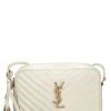 White Quilted Calfskin Lou Camera Bag
