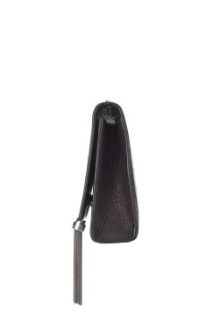 Grey Crocodile Embossed Kate Tassel Medium -Fashion clothing QTB2BQIL07001 3