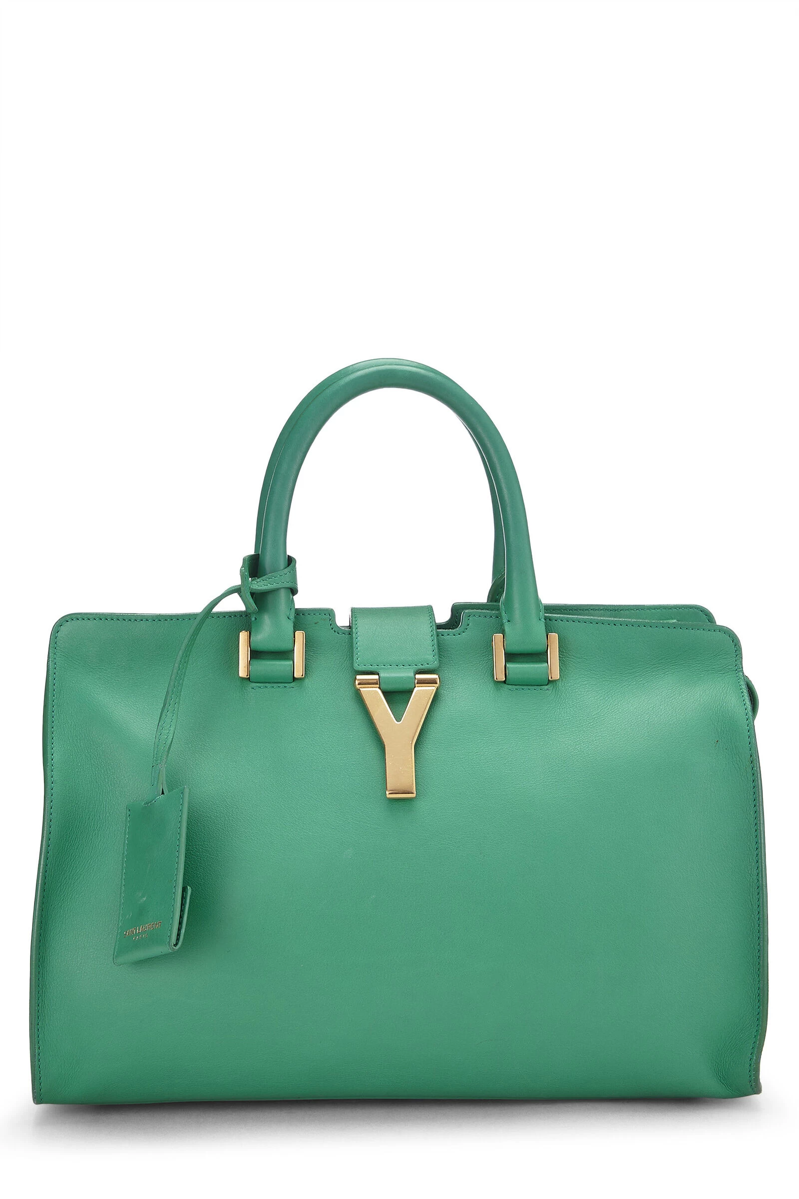 Green Calfskin Classic Y Cabas Small 1 Green Calfskin Classic Y Cabas Small