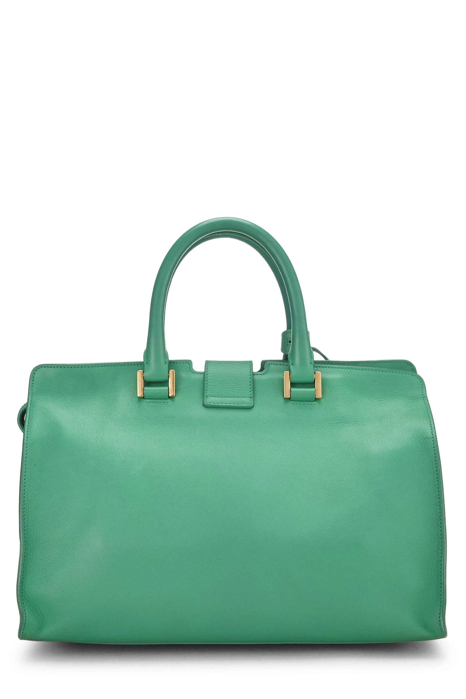 Green Calfskin Classic Y Cabas Small 5 Green Calfskin Classic Y Cabas Small - Image 5