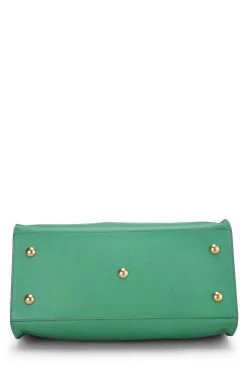 Green Calfskin Classic Y Cabas Small 12 Green Calfskin Classic Y Cabas Small -Fashion clothing QTB4PU3PGH000 5