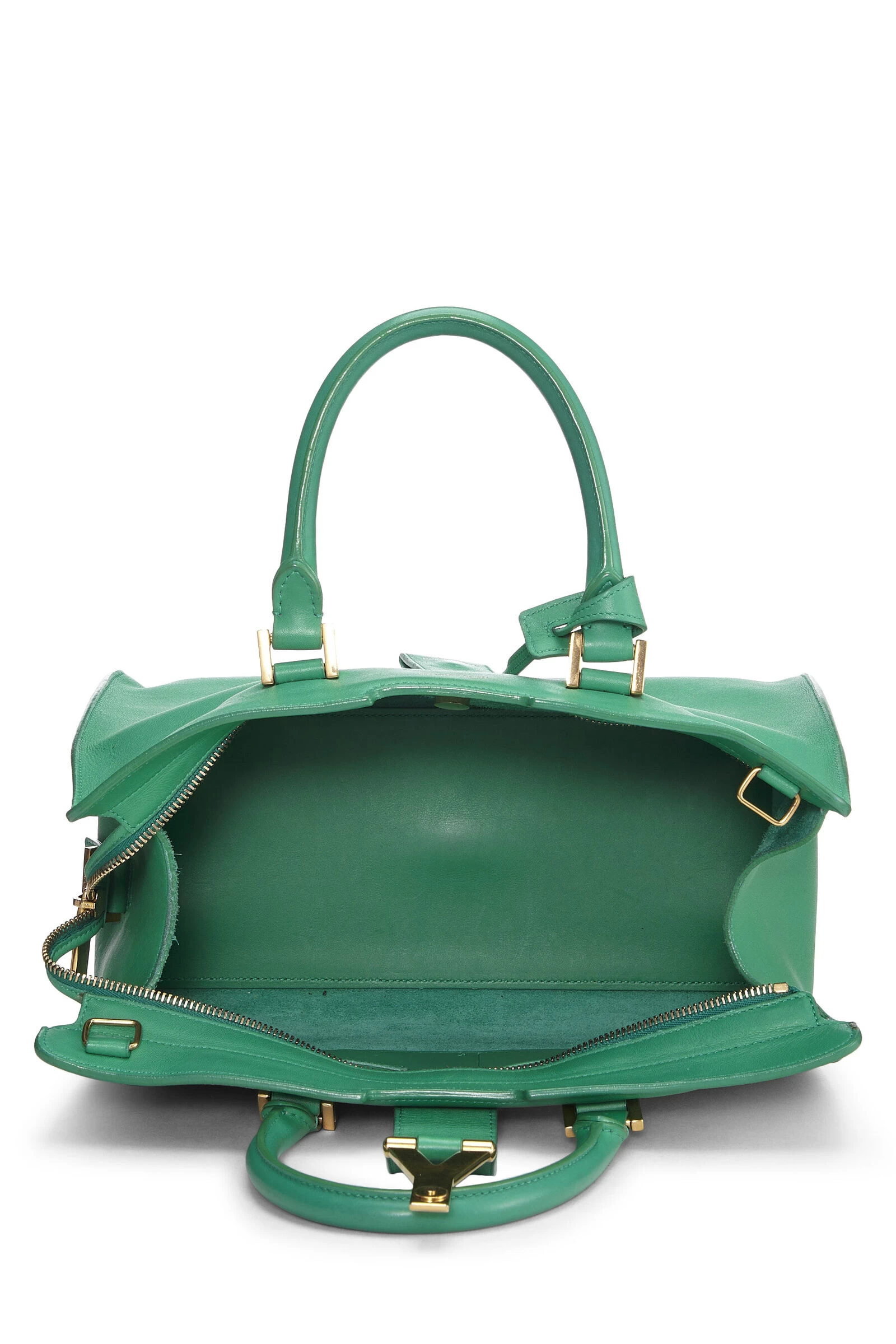 Green Calfskin Classic Y Cabas Small 7 Green Calfskin Classic Y Cabas Small - Image 7