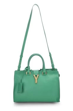 Green Calfskin Classic Y Cabas Small 8 Green Calfskin Classic Y Cabas Small -Fashion clothing QTB4PU3PGH000 7
