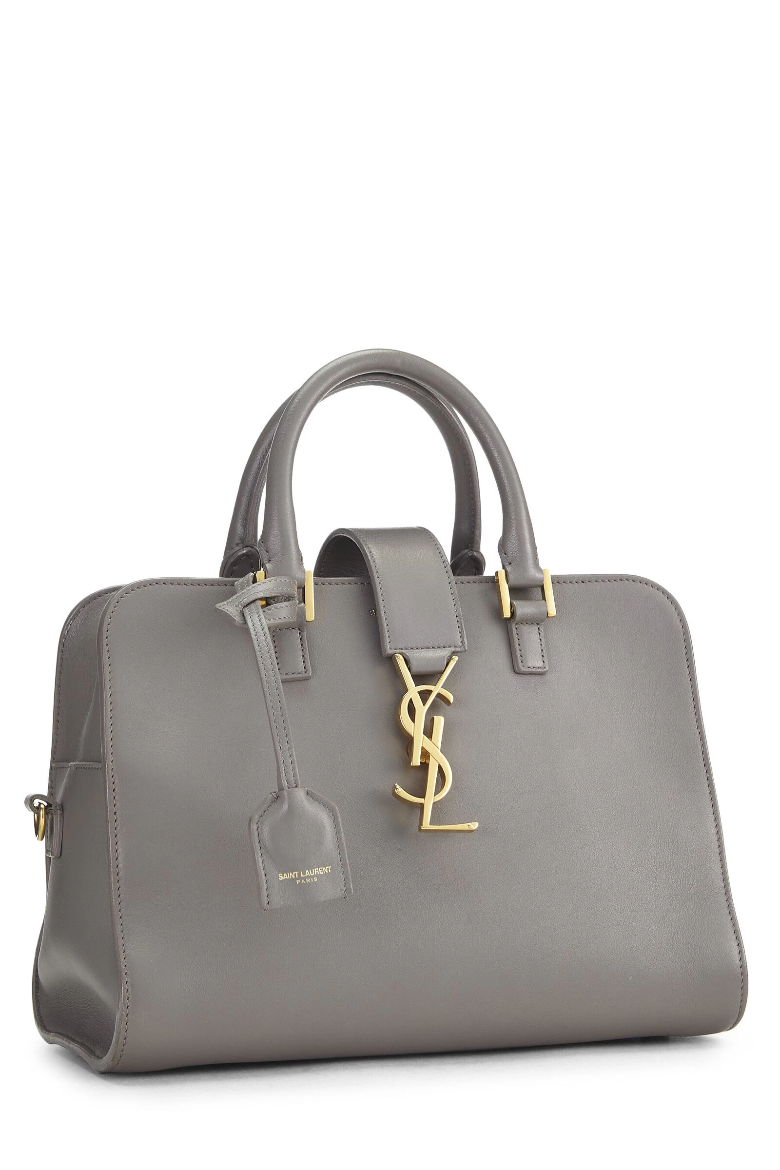 Grey Soft Calfskin Monogram Cabas Baby 2 Grey Soft Calfskin Monogram Cabas Baby - Image 2