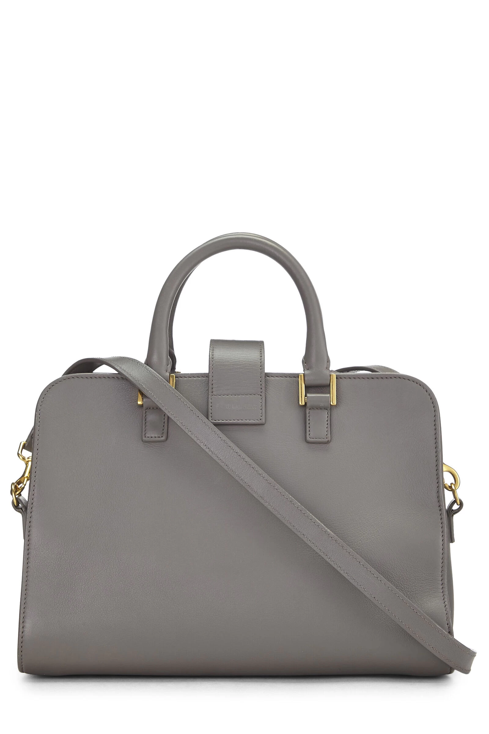 Grey Soft Calfskin Monogram Cabas Baby 4 Grey Soft Calfskin Monogram Cabas Baby - Image 4