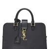 Black Calfskin Monogram Cabas BB