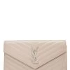 Pink Grained Calfskin Envelope Wallet-On-Chain (WOC)