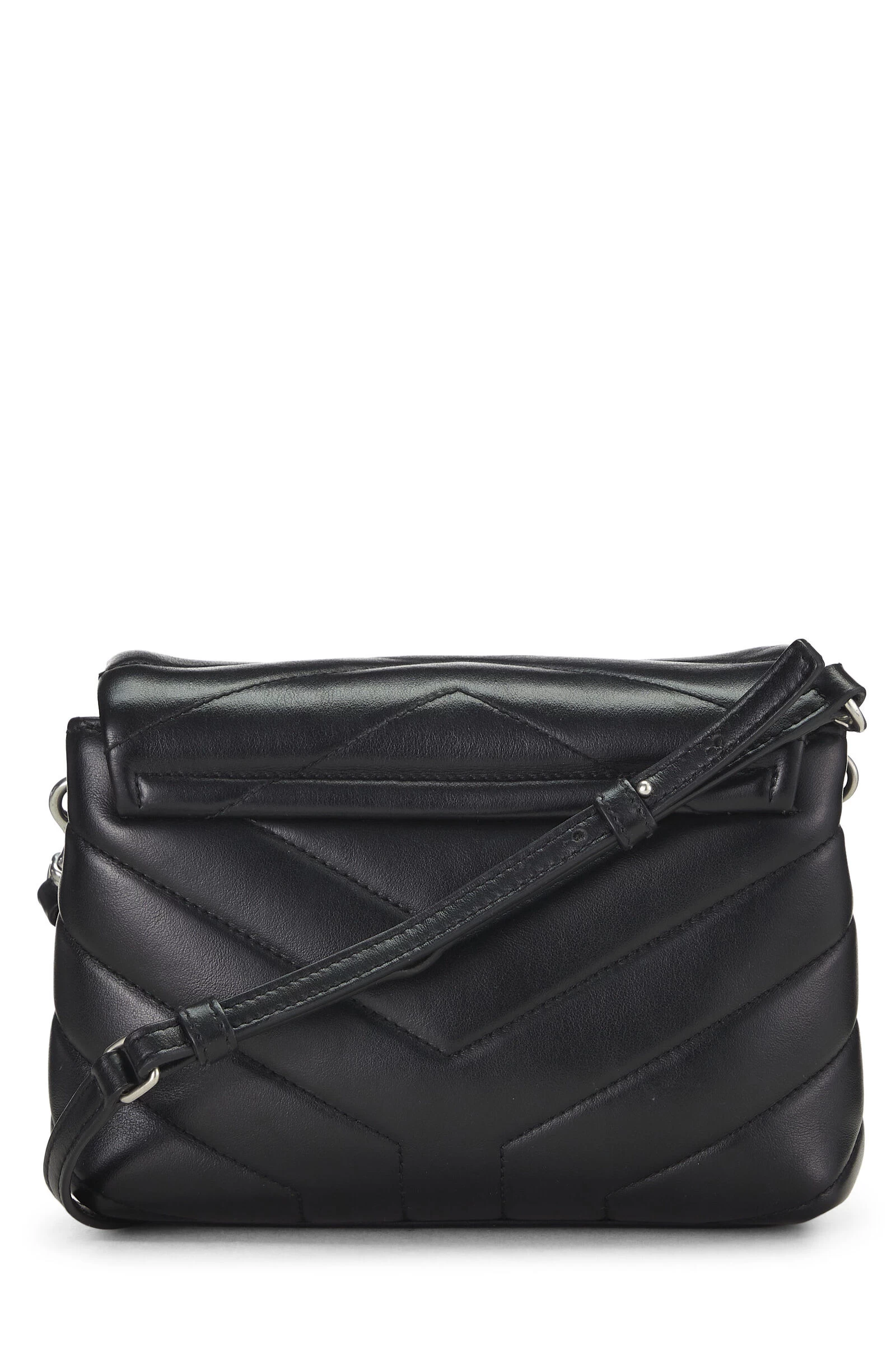 Black Chevron Calfskin Lou Lou Toy 4 Black Chevron Calfskin Lou Lou Toy - Image 4