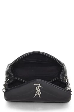 Black Chevron Calfskin Lou Lou Toy 11 Black Chevron Calfskin Lou Lou Toy -Fashion clothing QTBJPG3PKB027 6